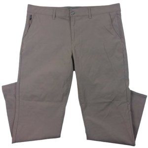 Weatherproof Vintage Outdoor Pants Reg Fit Straight Leg Stretch Tan Nylon